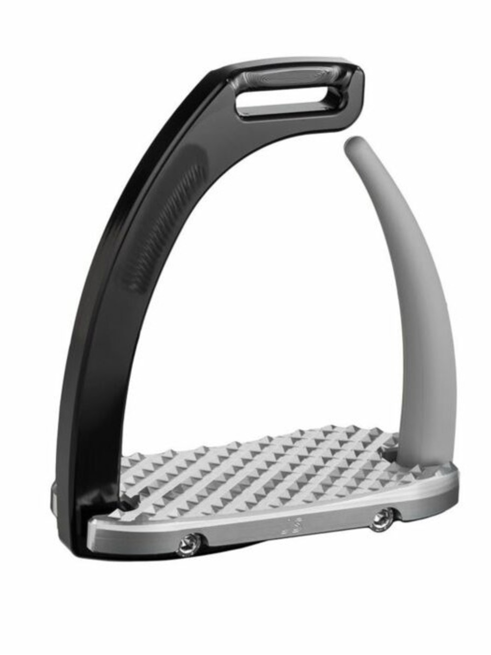 JIN Air Junior Safety Stirrups (Black & Silver) + Original Box